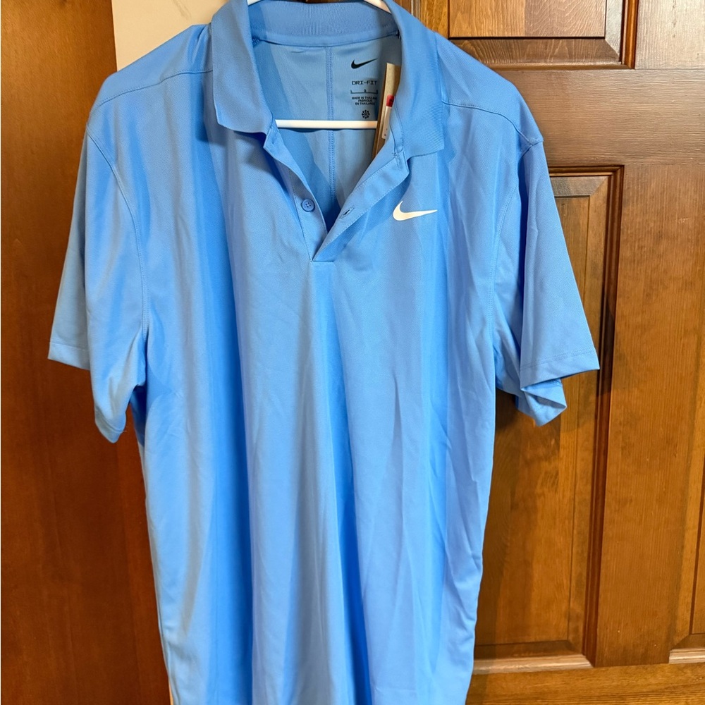 Nike NWT Men's Blue Golf Shirt